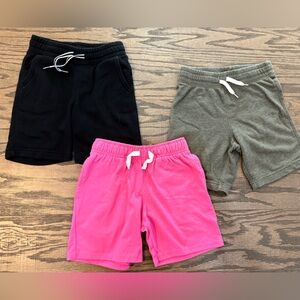 EUC Lot Of Boys Size 6 - 7 Old Navy Pink Green Black Athletic  Casual Shorts